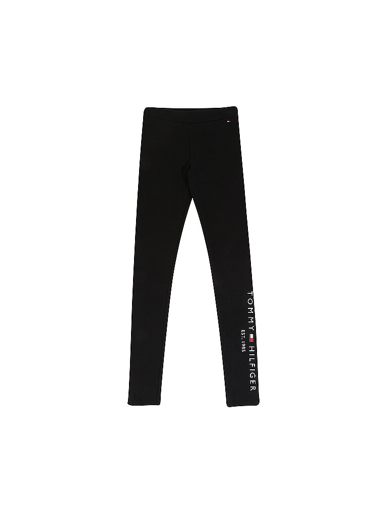 TOMMY HILFIGER Mädchen Leggings Essential schwarz | 152